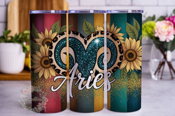 Aries Zodiac Glitter Western Tumbler Review for Real Embroidery Projects
