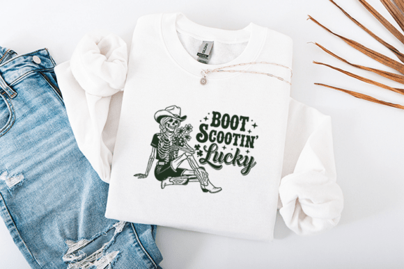 Boot Scootin Lucky Skeleton Cowgirl SVG Review for Real Projects
