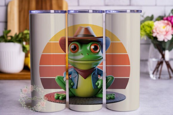 Cowboy Frog Sunset Tumbler Wrap Review