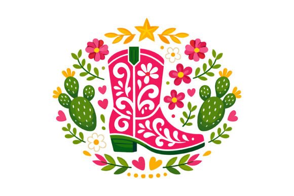 Cowgirl Boot Floral Western Design Review for Real Projects