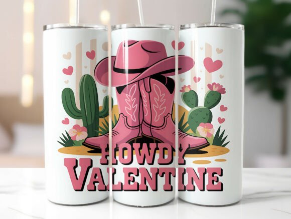Pink Western Valentine Cowgirl Tumbler Review for Real Projects