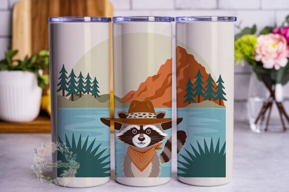 Raccoon Cowboy Tumbler Wrap PNG: A Designer’s Practical Take