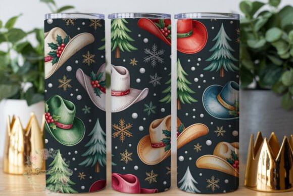 Rustic Christmas Cowboy Hat Tumbler Wrap Review