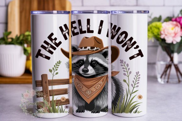 Rustic Raccoon Cowboy Tumbler Wrap Review
