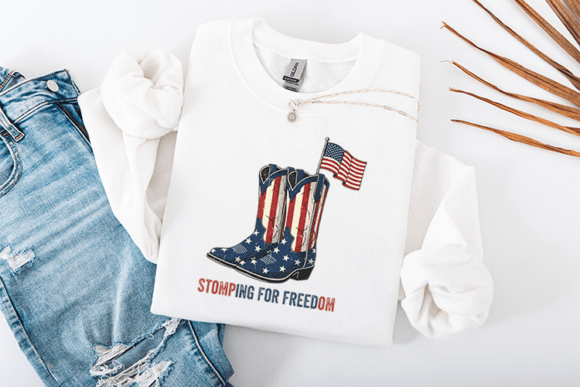 Stomping for Freedom SVG Review: A Patriotic Embroidery Design