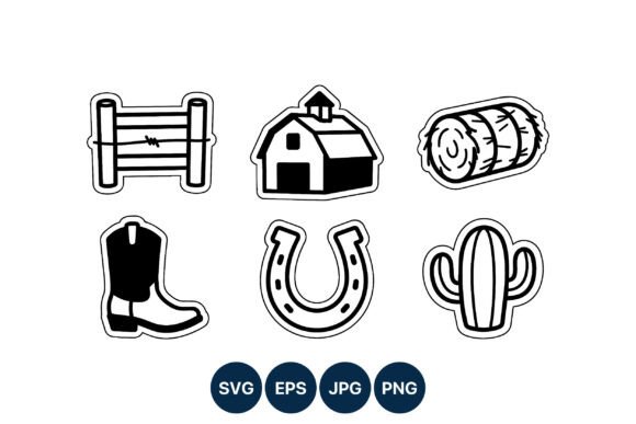 Western Black White Icons Set: A Designer’s Real-World Review