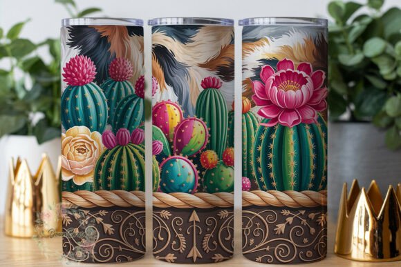 Western Cactus Floral 20oz Tumbler Wrap Review
