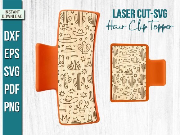 Western Cactus Pattern Hair Clip Topper Review