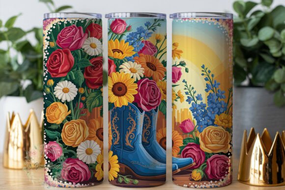 Western Floral Boots 20oz Tumbler Wrap Review