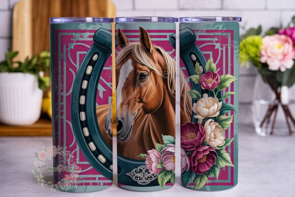 Western Horse Floral 20oz Tumbler Wrap Review
