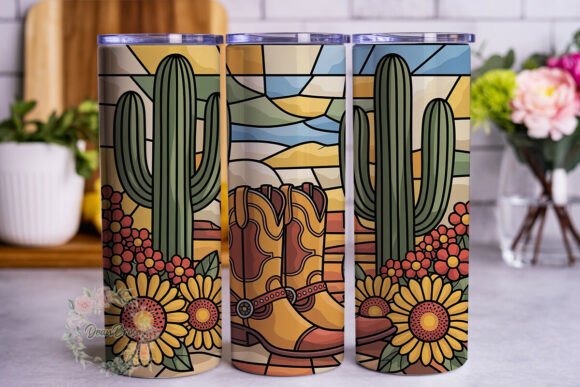 Western Stained Glass Floral 20oz Wrap Review